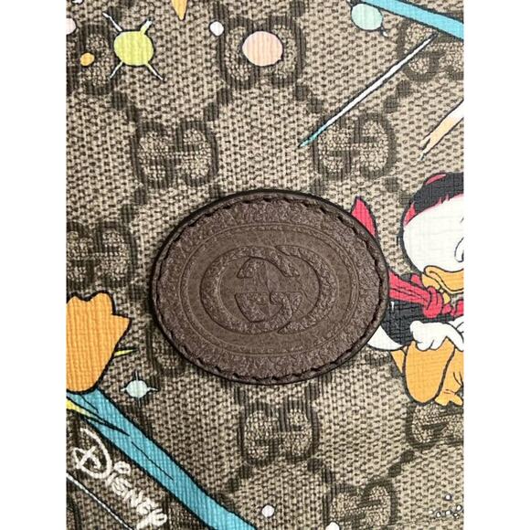 GUCCI X DISNEY Beige Medium Donald Duck Supreme Canvas Hat Medium 317839 - Picture 5 of 14